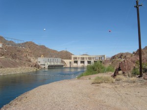 The Parker Dam I'm so impressed no one arrested me for looking at the dam.